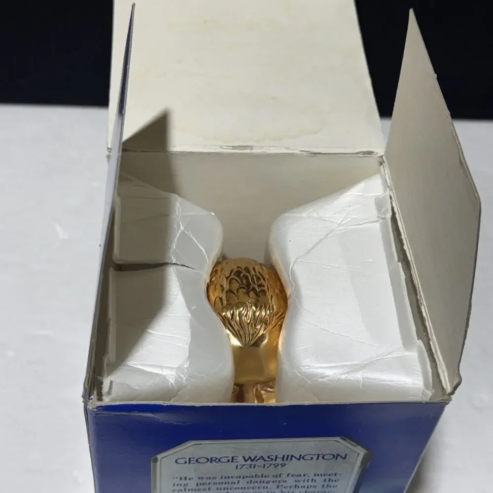 Vintage Avon President George Washington Decanter Full Collectable - W/ Box